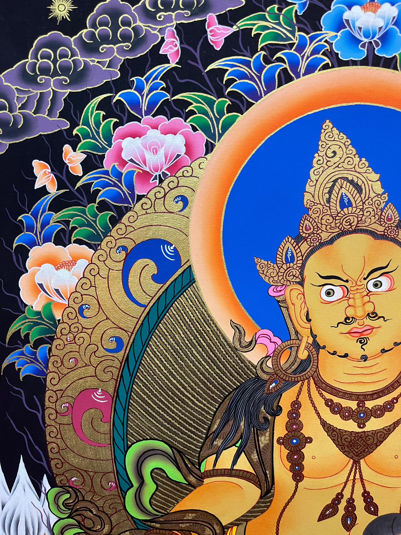 Zambala Thangka Painting - Tibetan Art