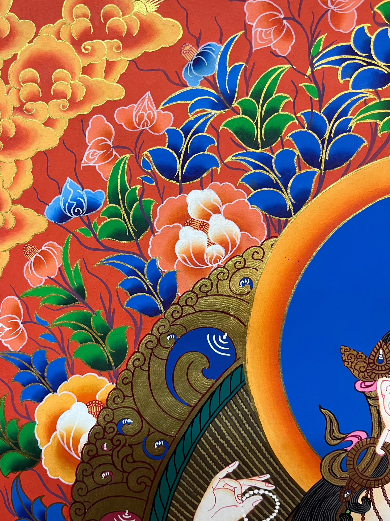 Chengresi Thangka Painting