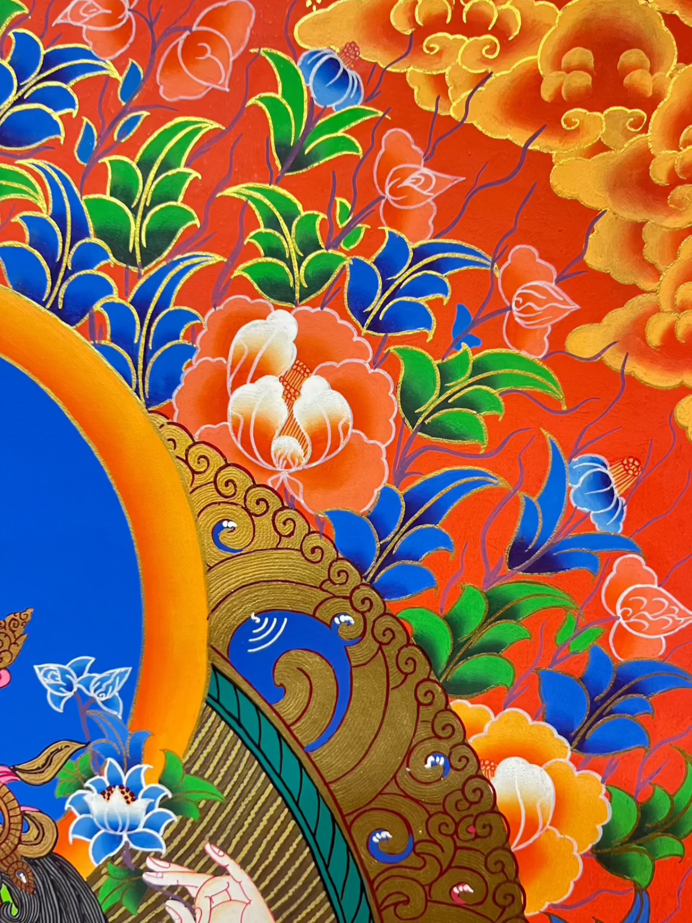 Chengresi Thangka Painting