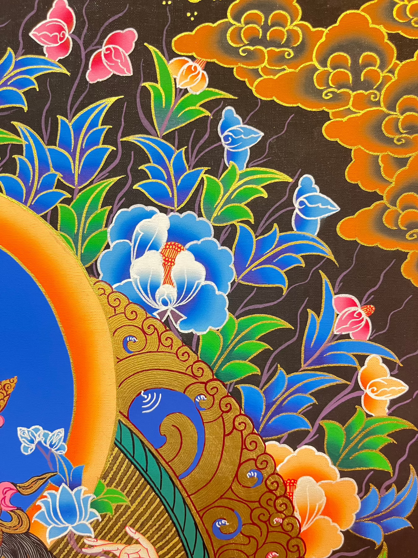 Chengresi Thangka - Handpainted Tibetan Art