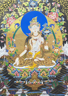 White Tara Thangka - Handpainted Art