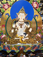 Vajrasattva Thangka - Painting Canvas