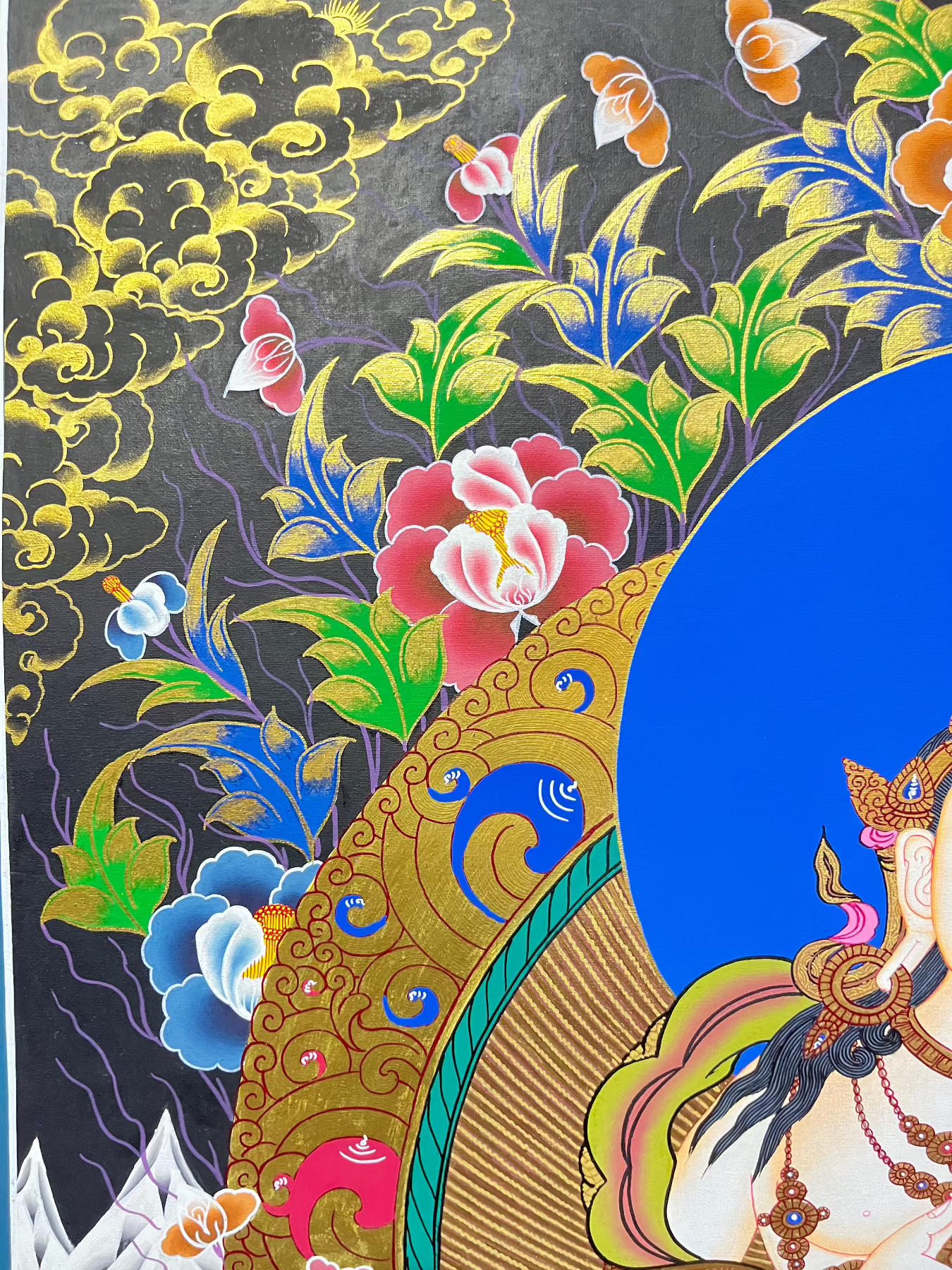 Vajrasattva Thangka - Painting Canvas