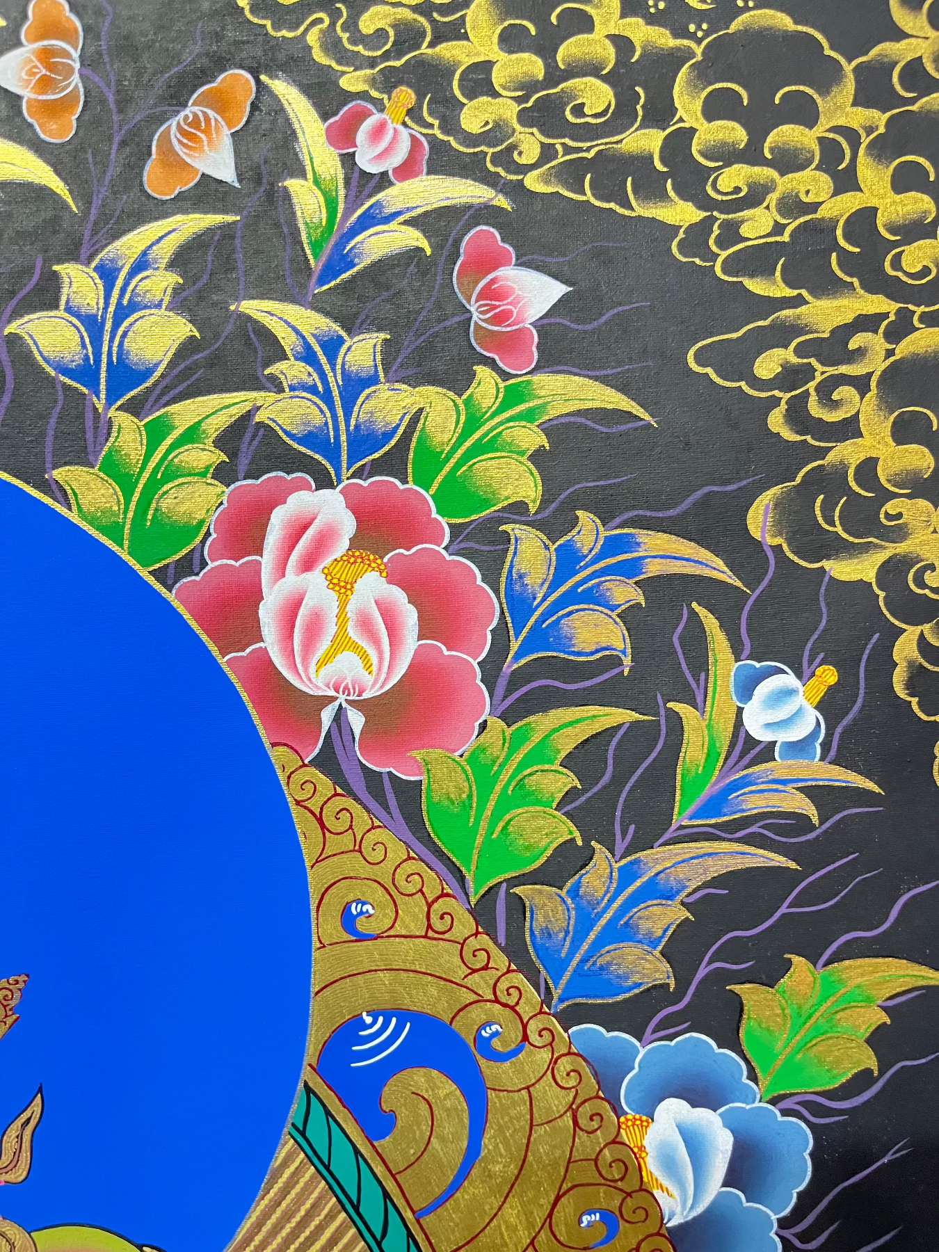 Vajrasattva Thangka - Painting Canvas