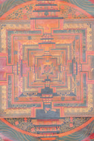 Kalachakra Mandala Thangka for spirituality.