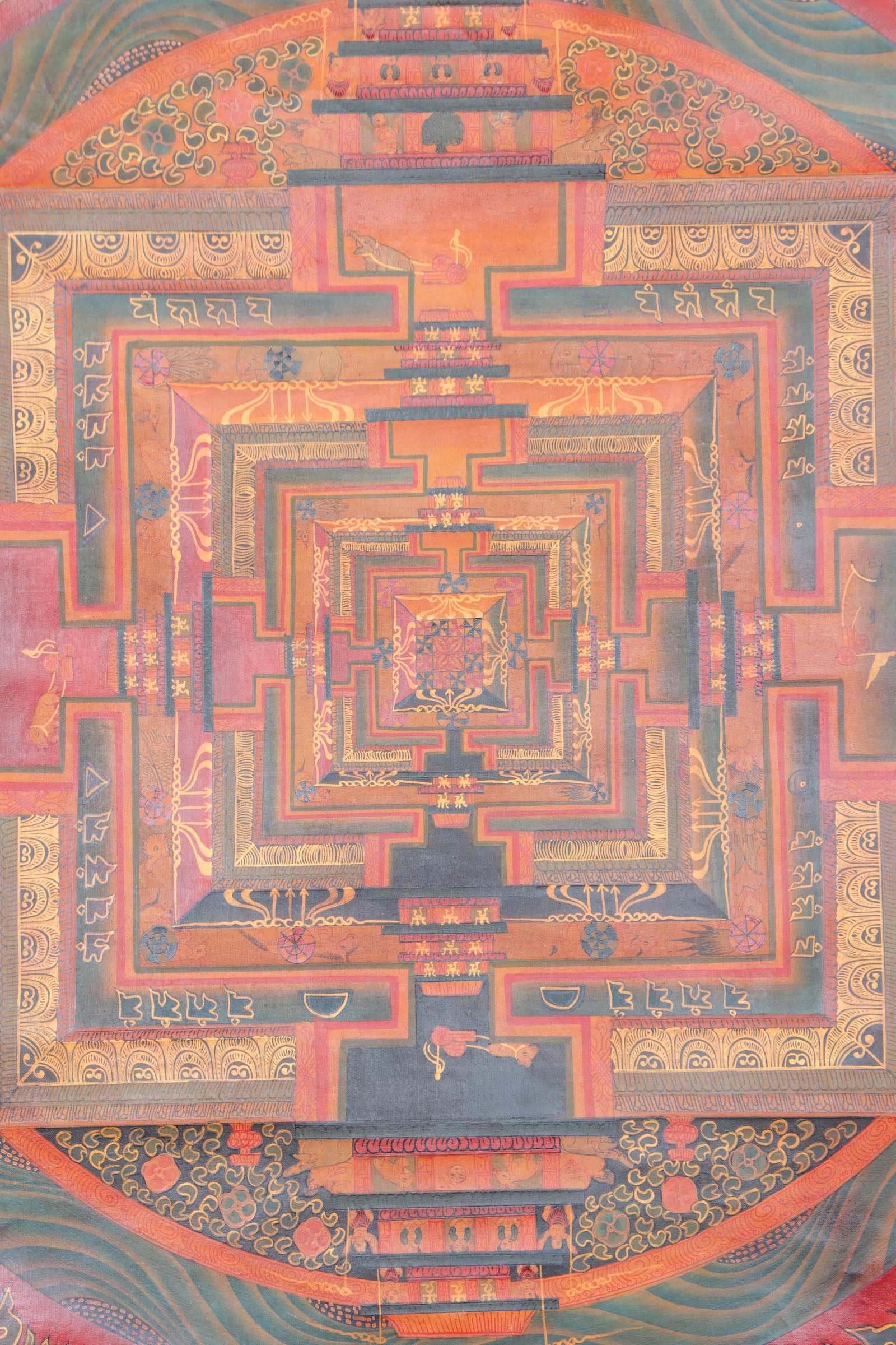 Kalachakra Mandala Thangka for spirituality.