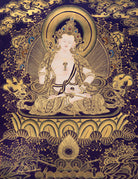 Vajrasattva Thangka – Sacred Buddhist Art