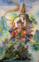 Guru Rinpoche Thangka - Hand-Painted  Sacred Art