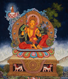 Manjushri Thangka - Handpainted Newari Art