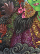 Green Tara Thangka - Exclusive handpainted Art