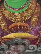 Green Tara Thangka - Exclusive handpainted Art