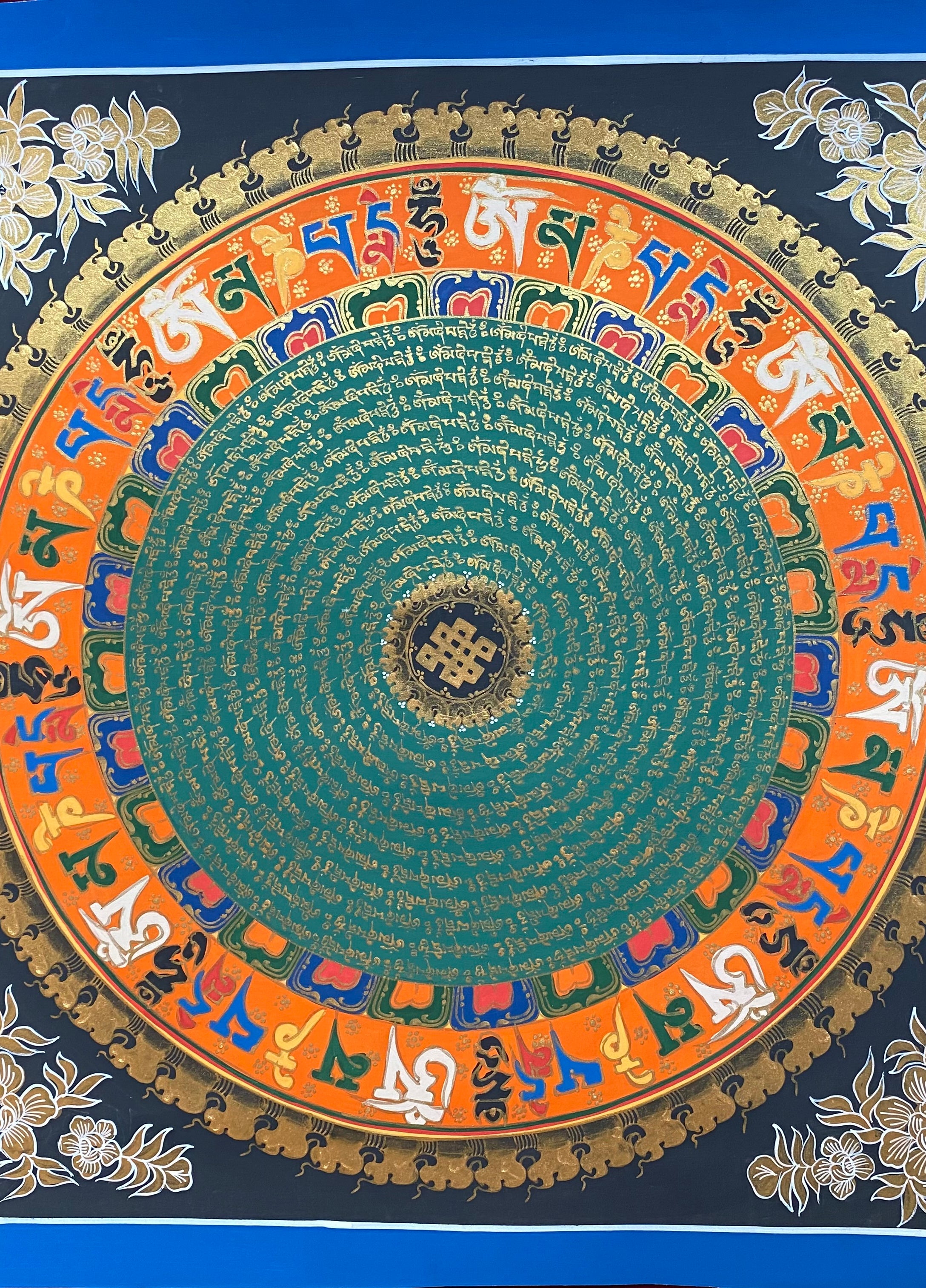Mantra Mandala Thangka Painting