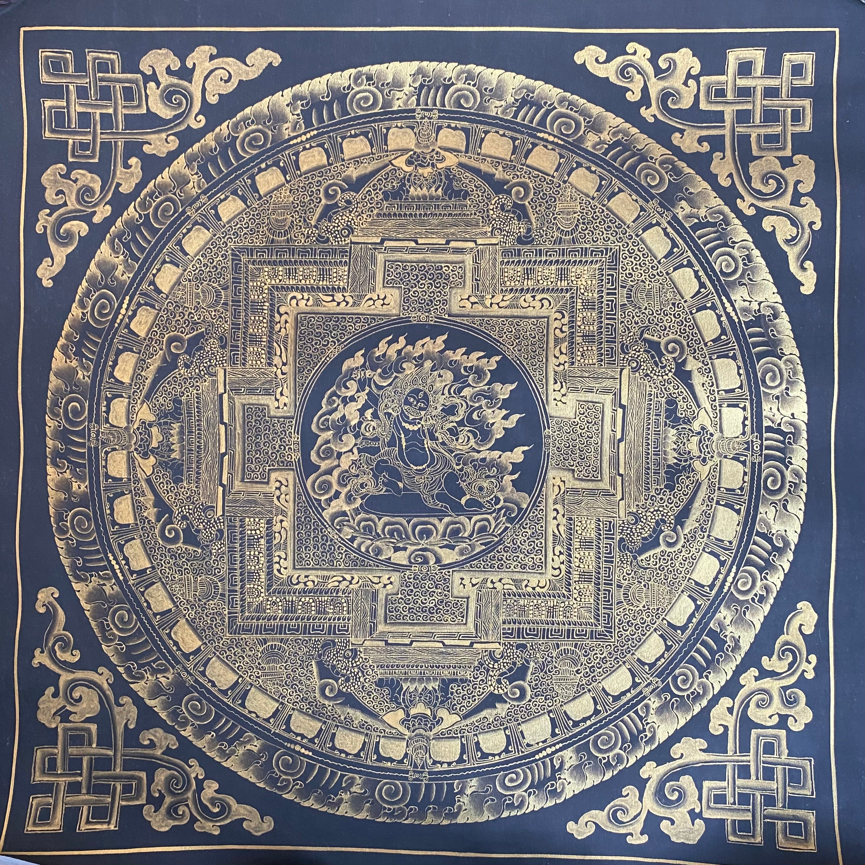 Mahakala Kalachakra Mandala Thangka