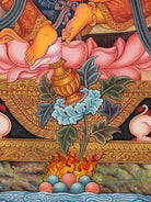 Zambala Thangka Painting - Tibetan Handpainted Art