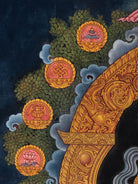 Zambala Thangka Painting - Tibetan Handpainted Art
