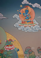 Handpainted Manjushree Thangka Painting.