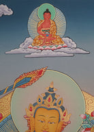 Handpainted Manjushree Thangka Painting.