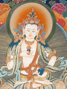 Vajrasattva Thangka Painting - Tibetan Art