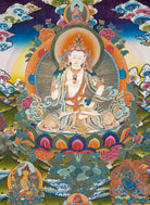 Vajrasattva Thangka Painting - Tibetan Art