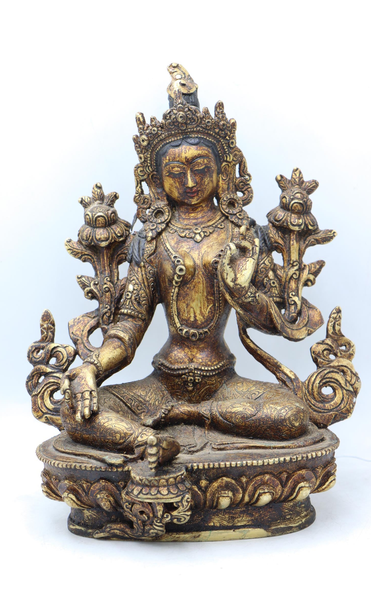  Green Tara Statue for healing, and freedom from unease and obstructions.