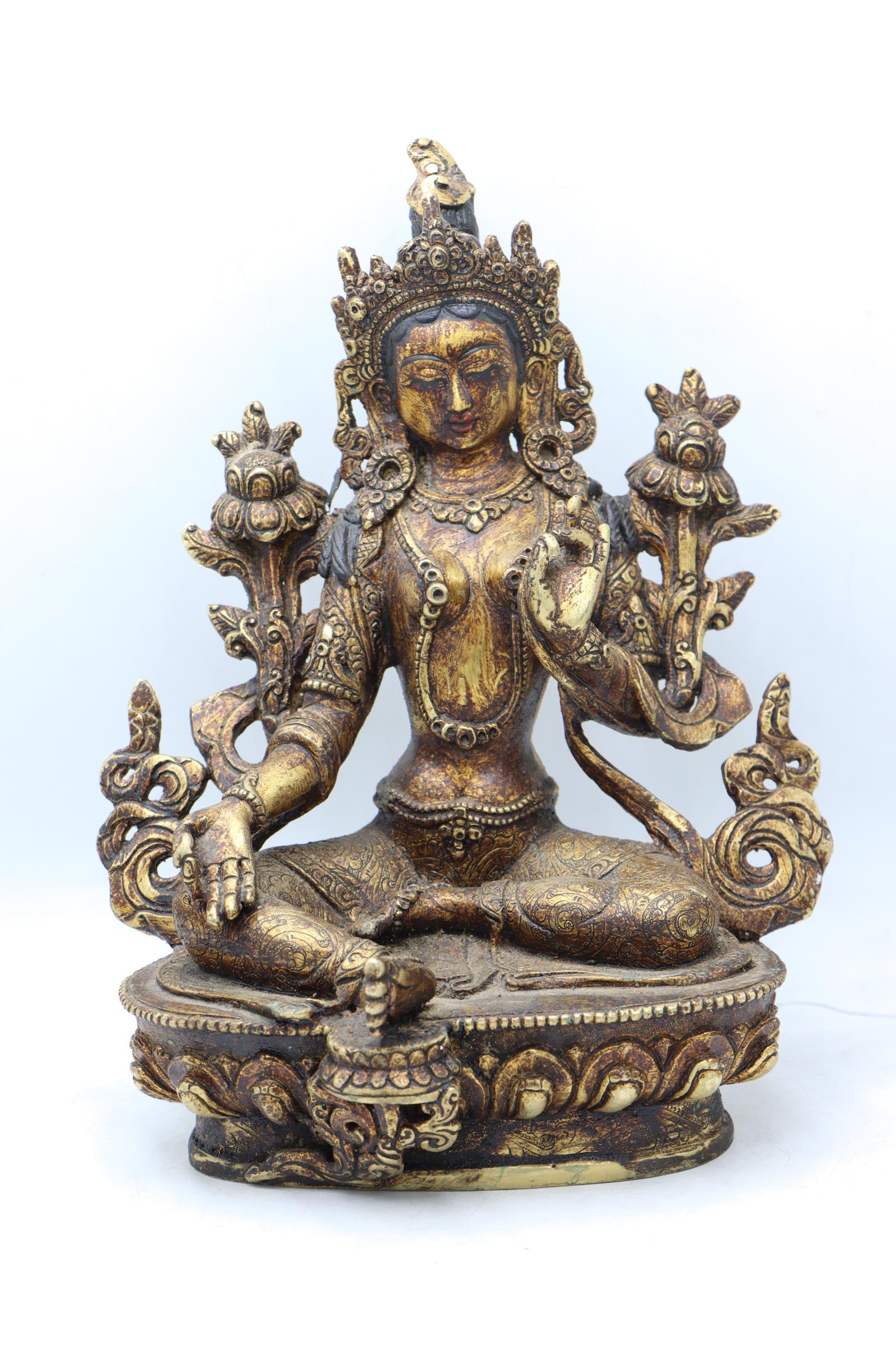  Green Tara Statue for healing, and freedom from unease and obstructions.
