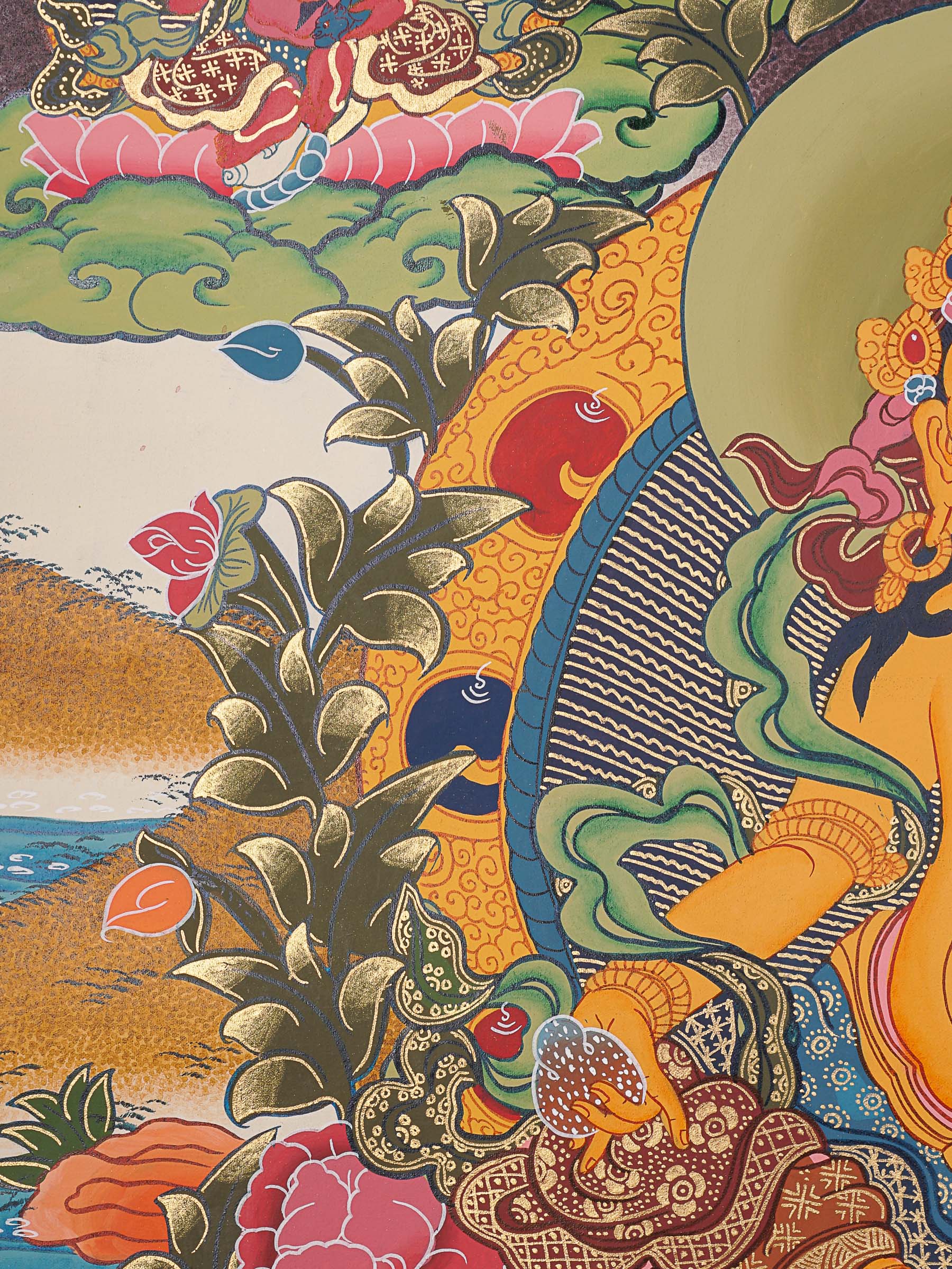 Zambala Thangka Painting