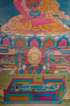 Antique Amitabha Buddha Thangka Painting