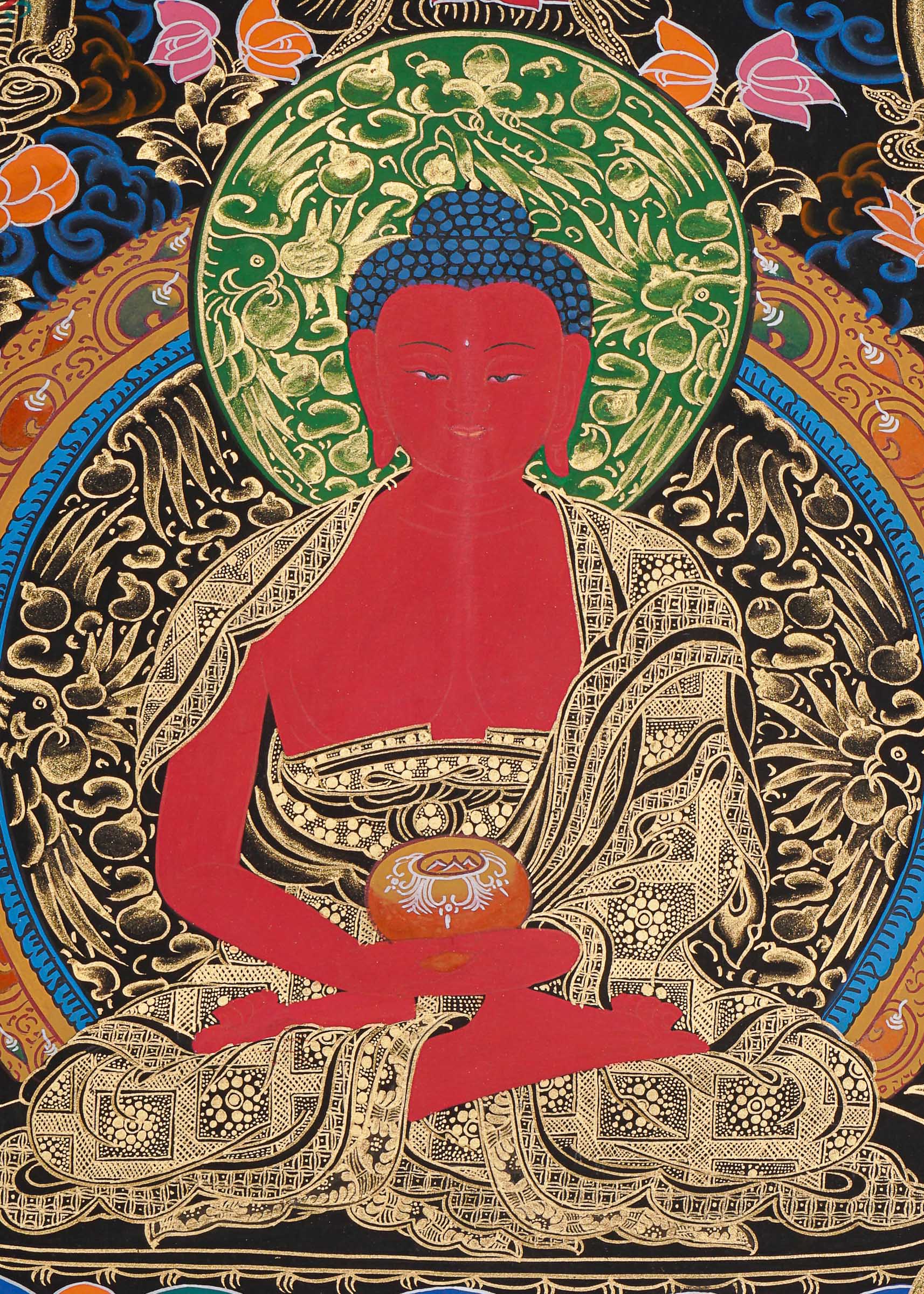 Amitabha Buddha Thangka Painting