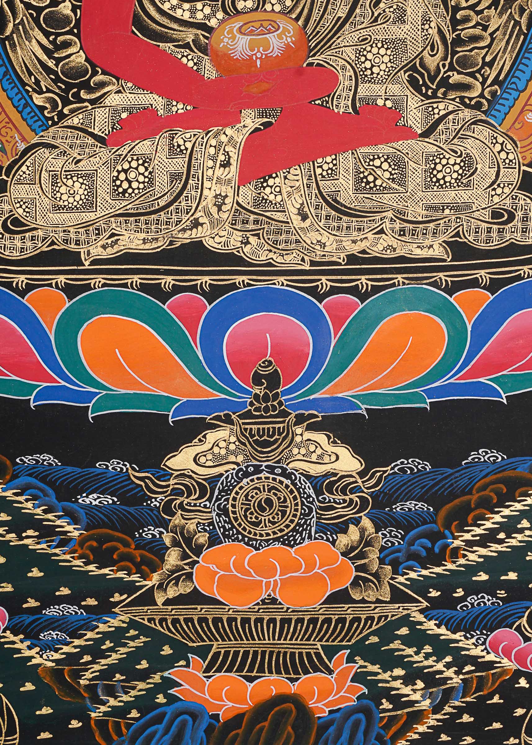 Amitabha Buddha Thangka Painting