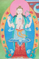 Amitabha Buddha Thangka  Painting for meditation.