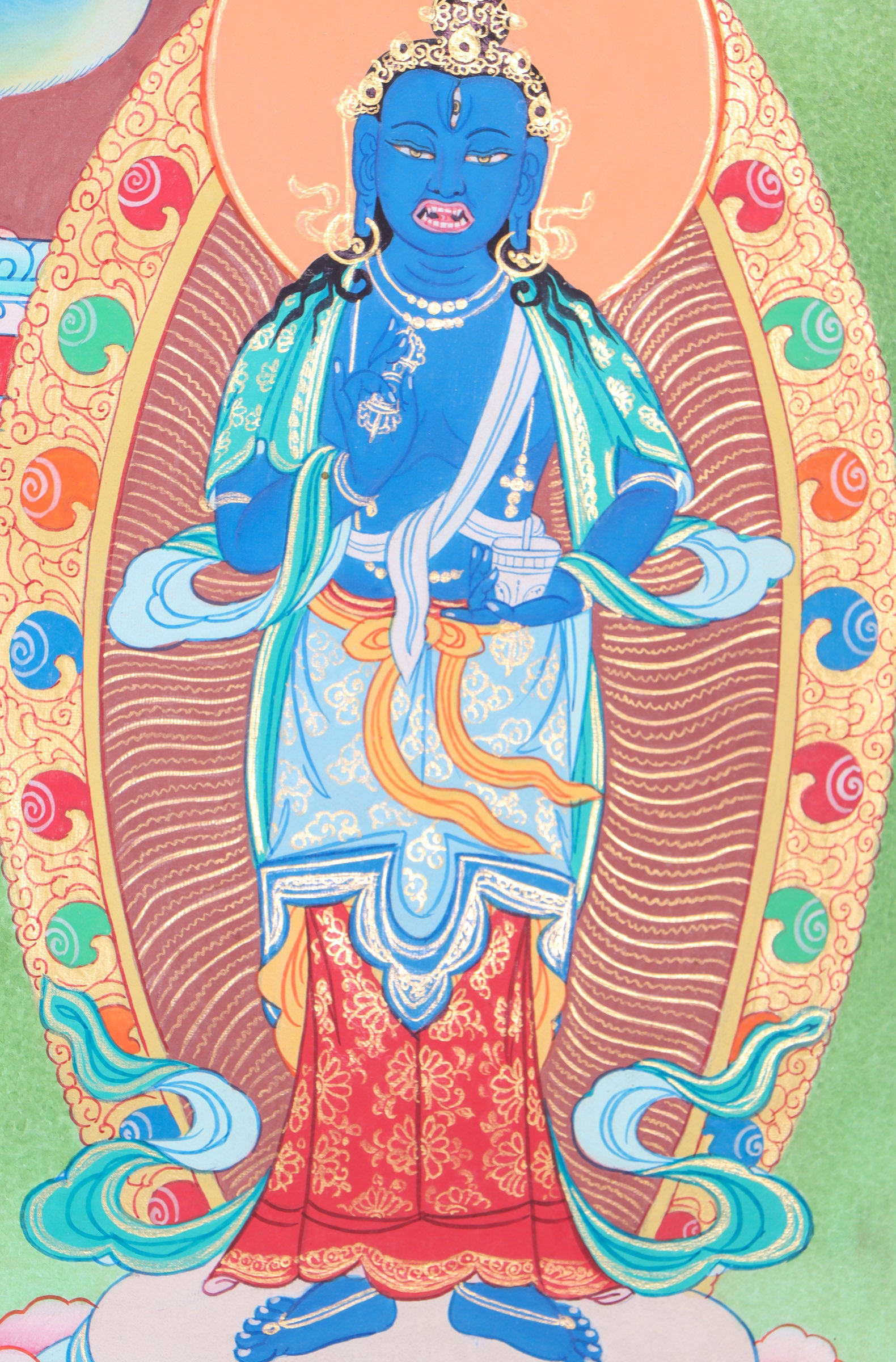 Amitabha Buddha Thangka  Painting for meditation.