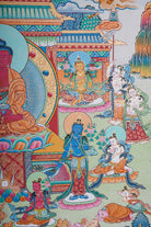 Amitabha Temple Thangka Painting for meditation and spirituality.