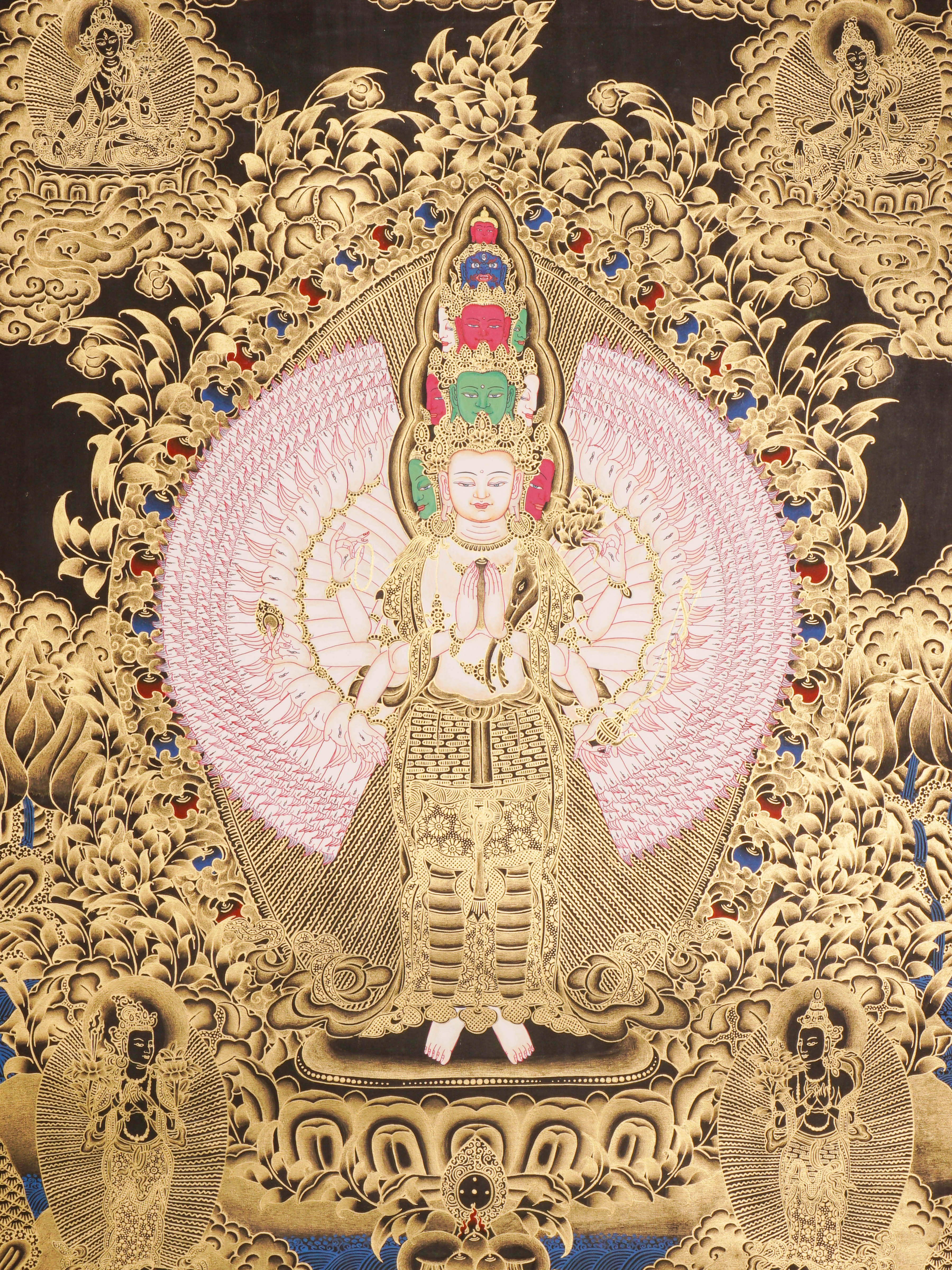 Avalokeshwor Thangka Painting | Lucky Thanka