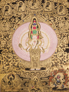 Avalokeshvara Thangka paintings Handmade Thangka