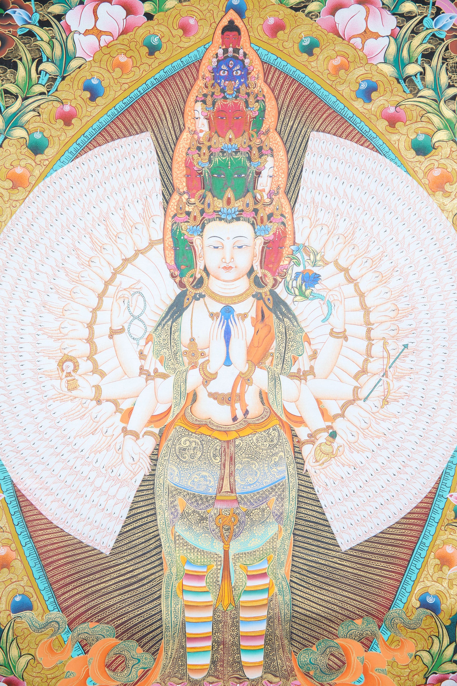 Avalokiteshvara Thangka Painting for spiritual growth.