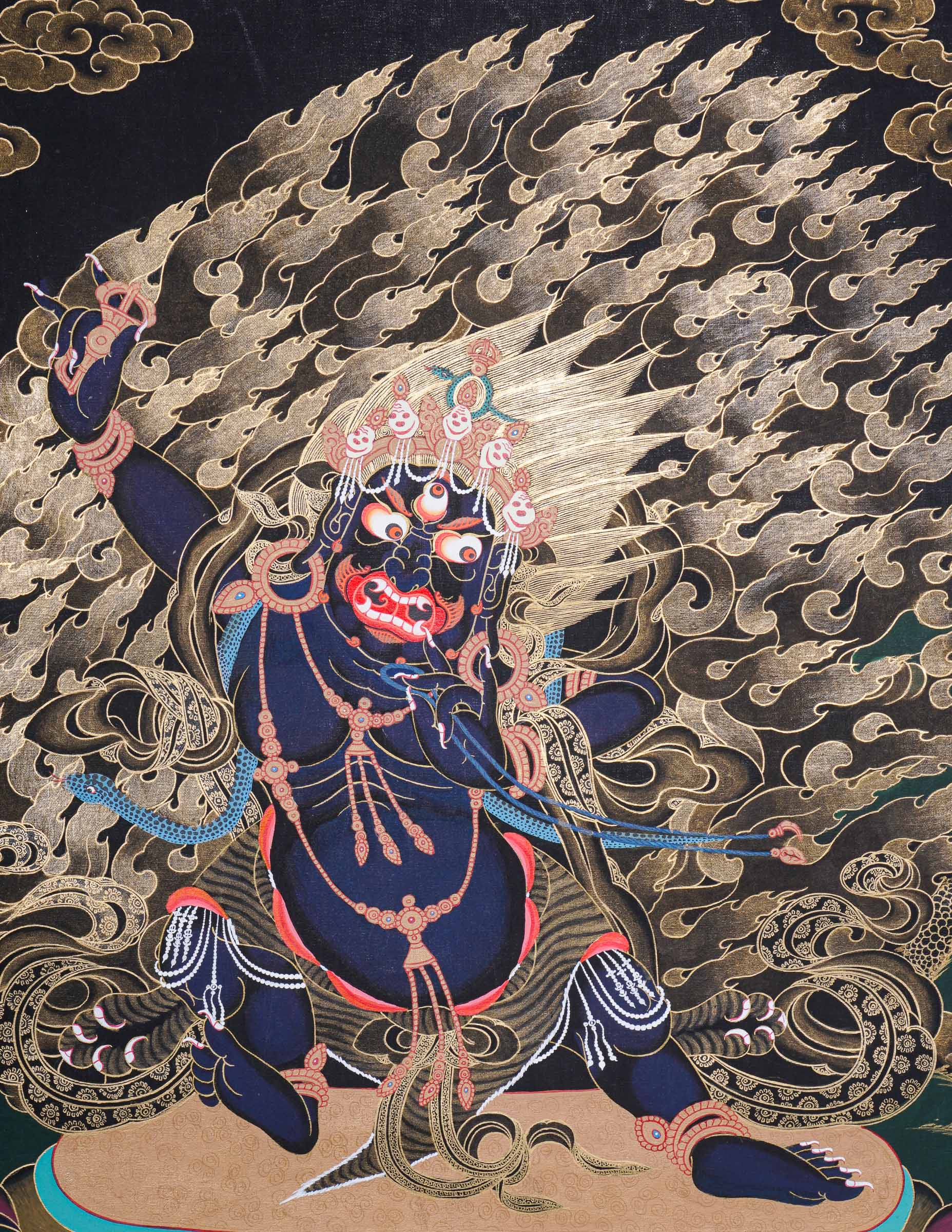 Vajrapani Thangka Painting