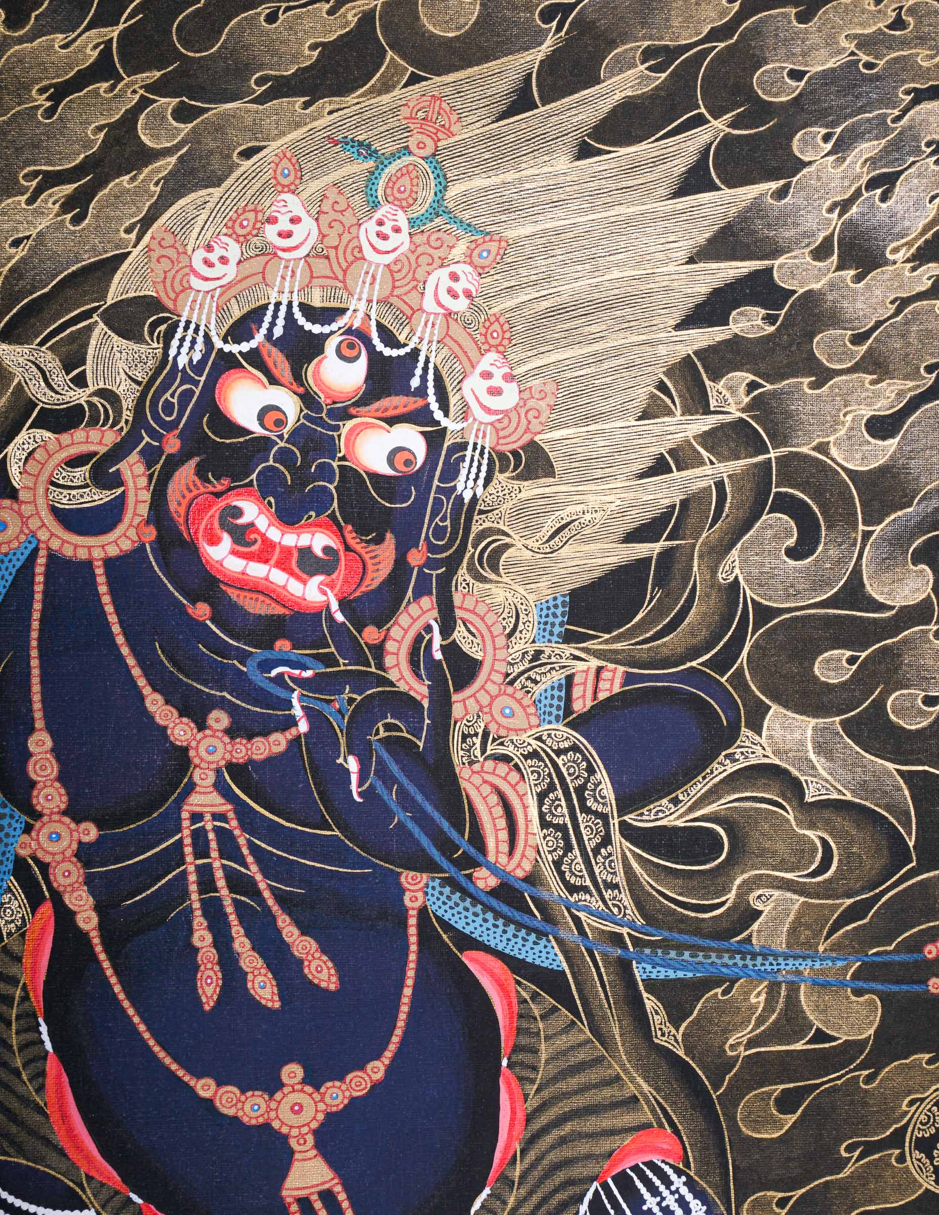 Vajrapani Thangka Painting