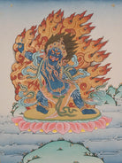 Bajrapani Thangka Painting - Handpainted Art