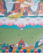 Bajrasattwa Thangka - Lucky Thanka