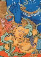 Handpainted Zambala Thangka Painting