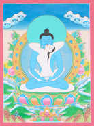 Buddha Shakti Thangka Painting for spiritual growth.