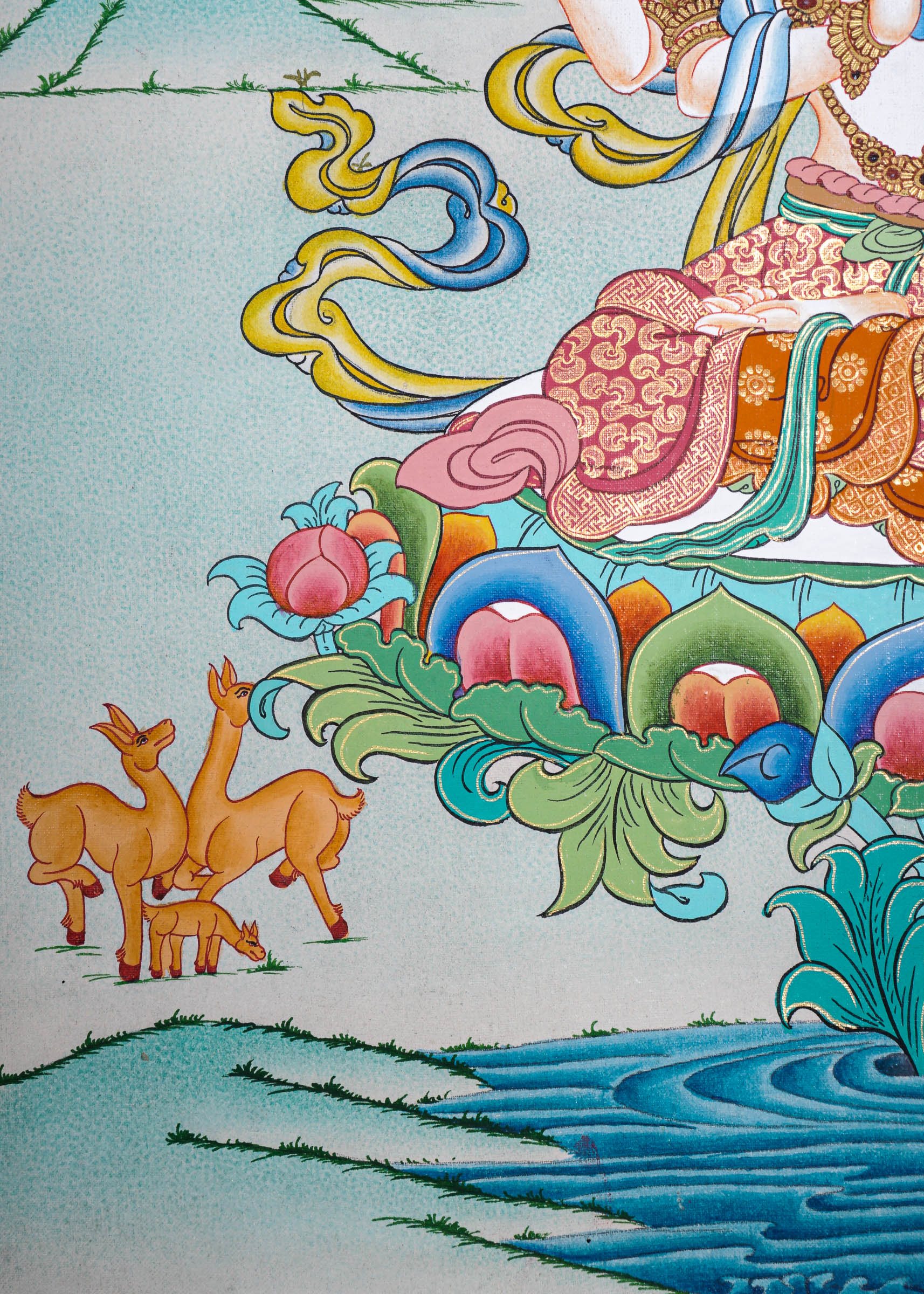 Chengresi Thangka Painting