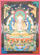 Chengresi Thangka for Spirituality.