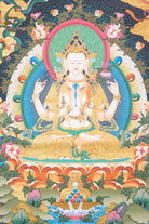 Chengresi Thangka for Spirituality.