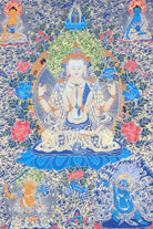 Chengresi Thangka Painting for wall decor.