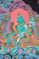 Chengresi Thangka for spirituality.