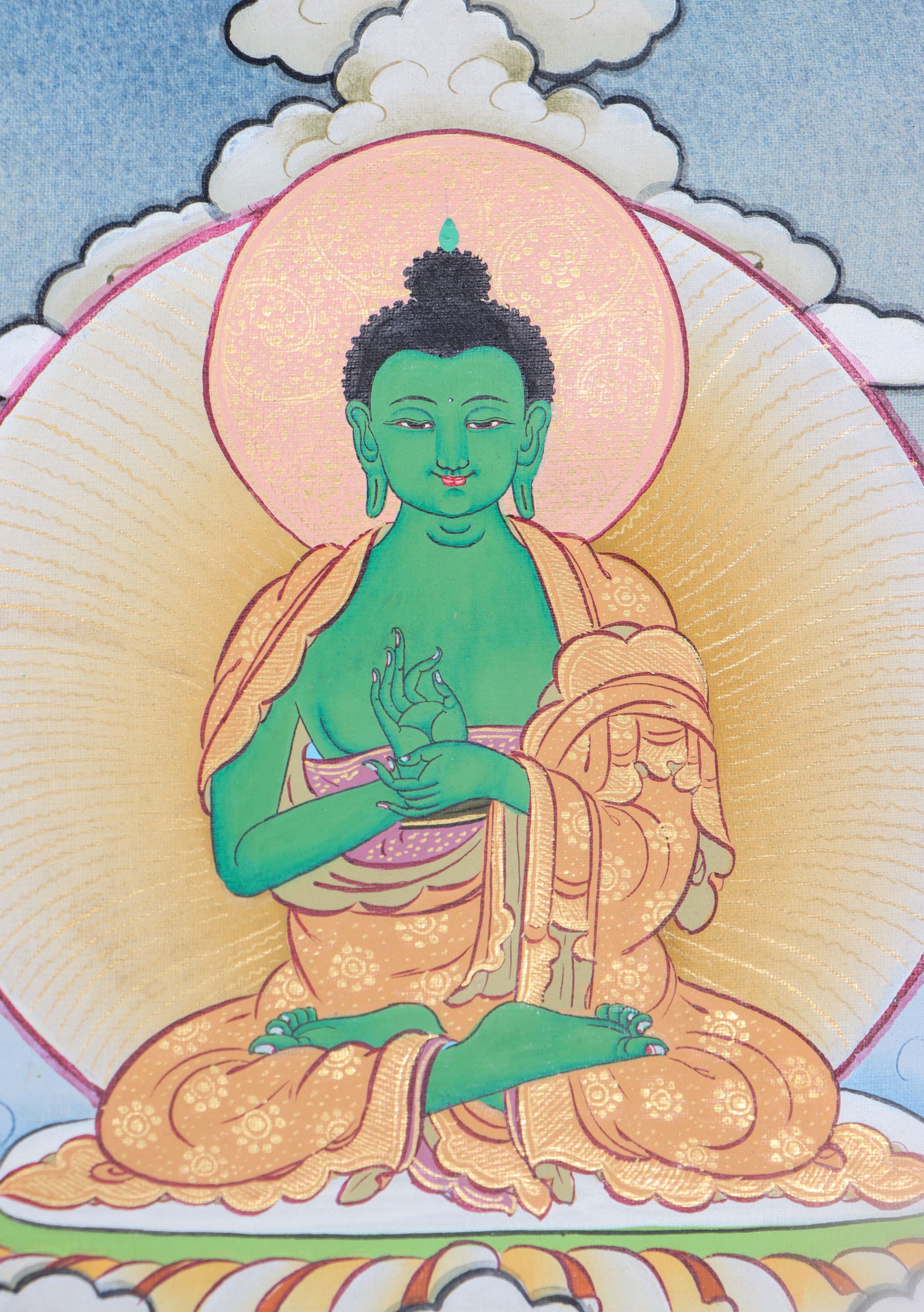 Chengresi Thangka Painting - Meditation tool