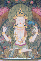 Chengresi Thangka for spiritual blessing.