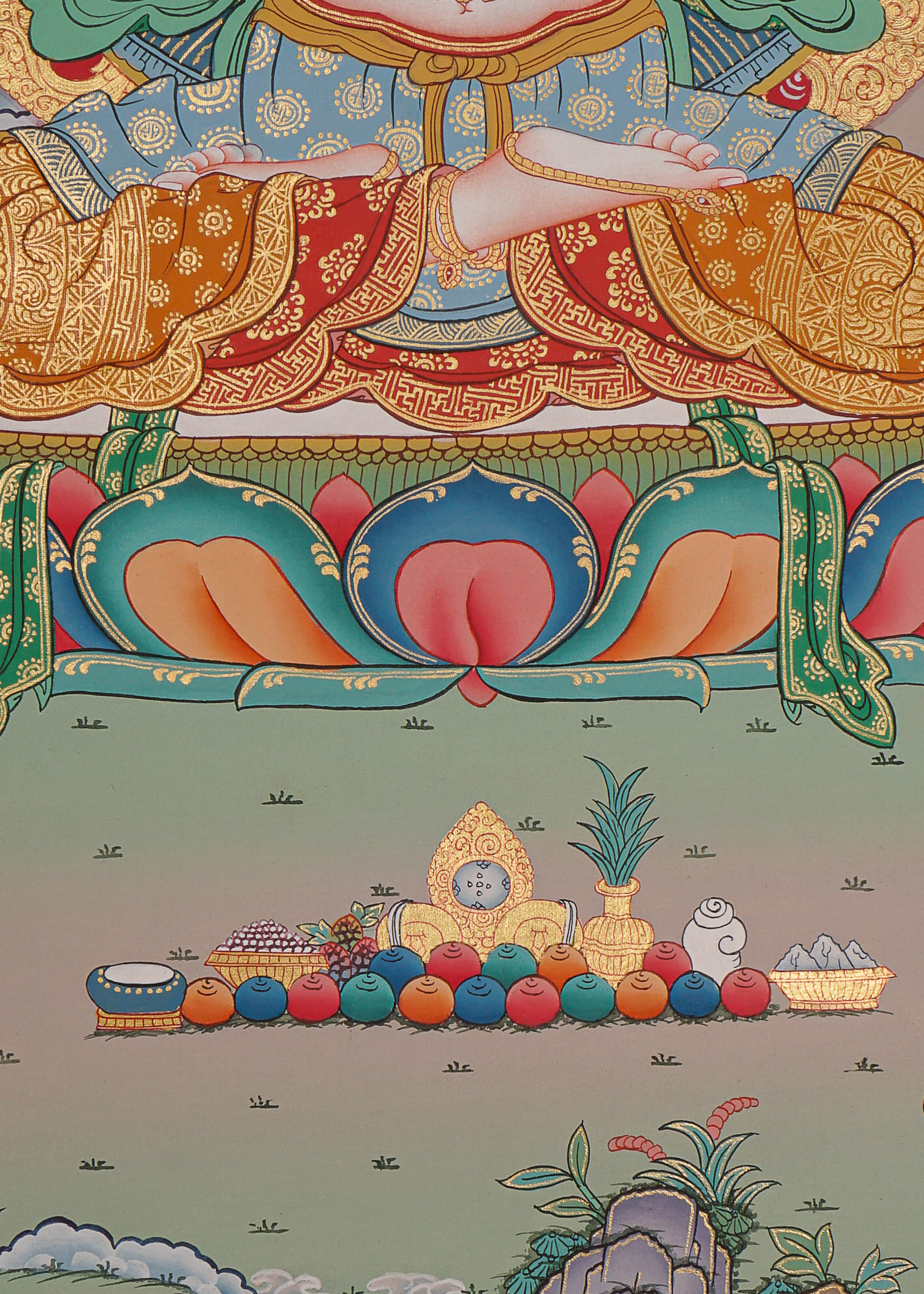 Chengresi Thangka Painting