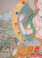 Chengresi Thangka Painting